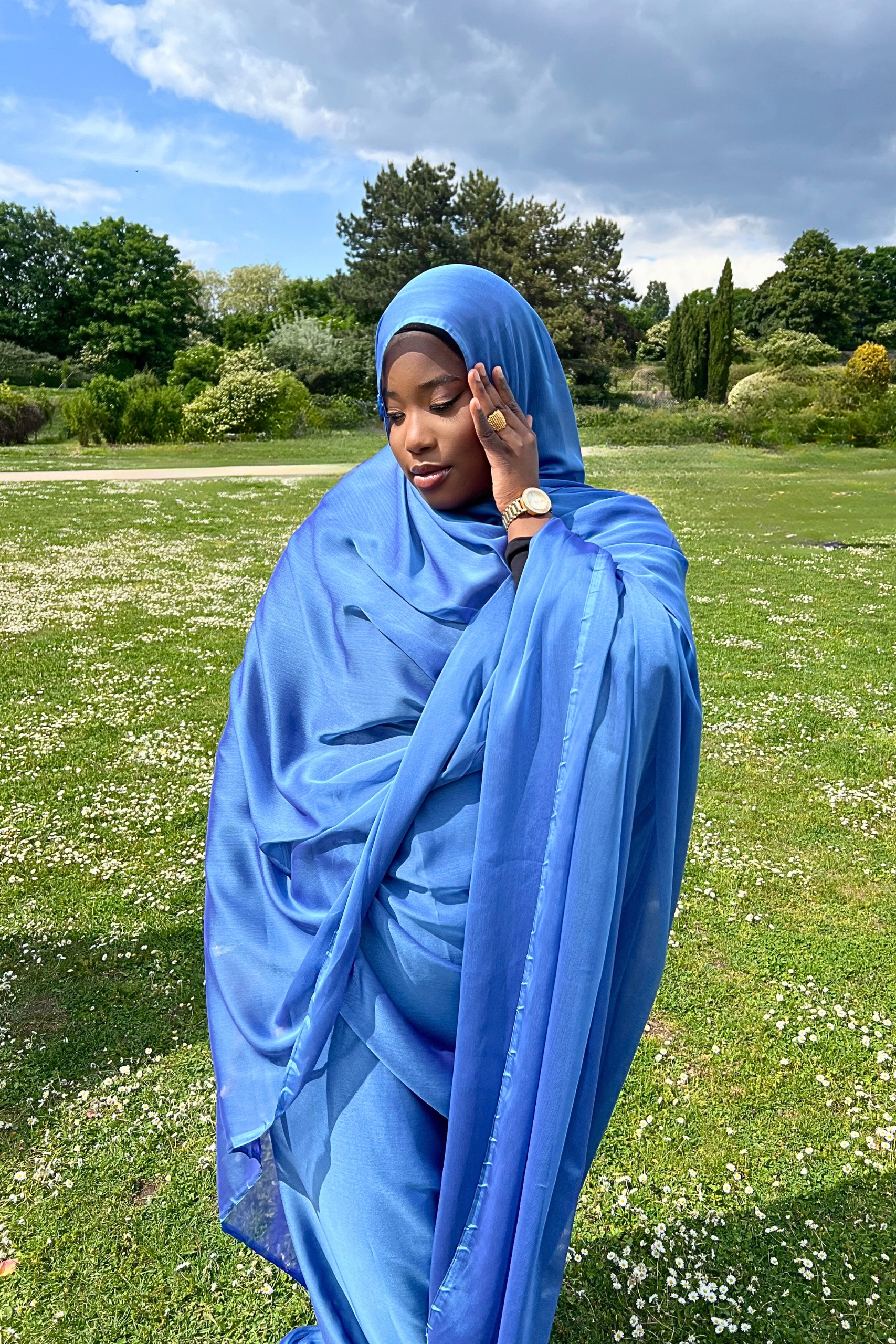 Melfa Satinée Bleu