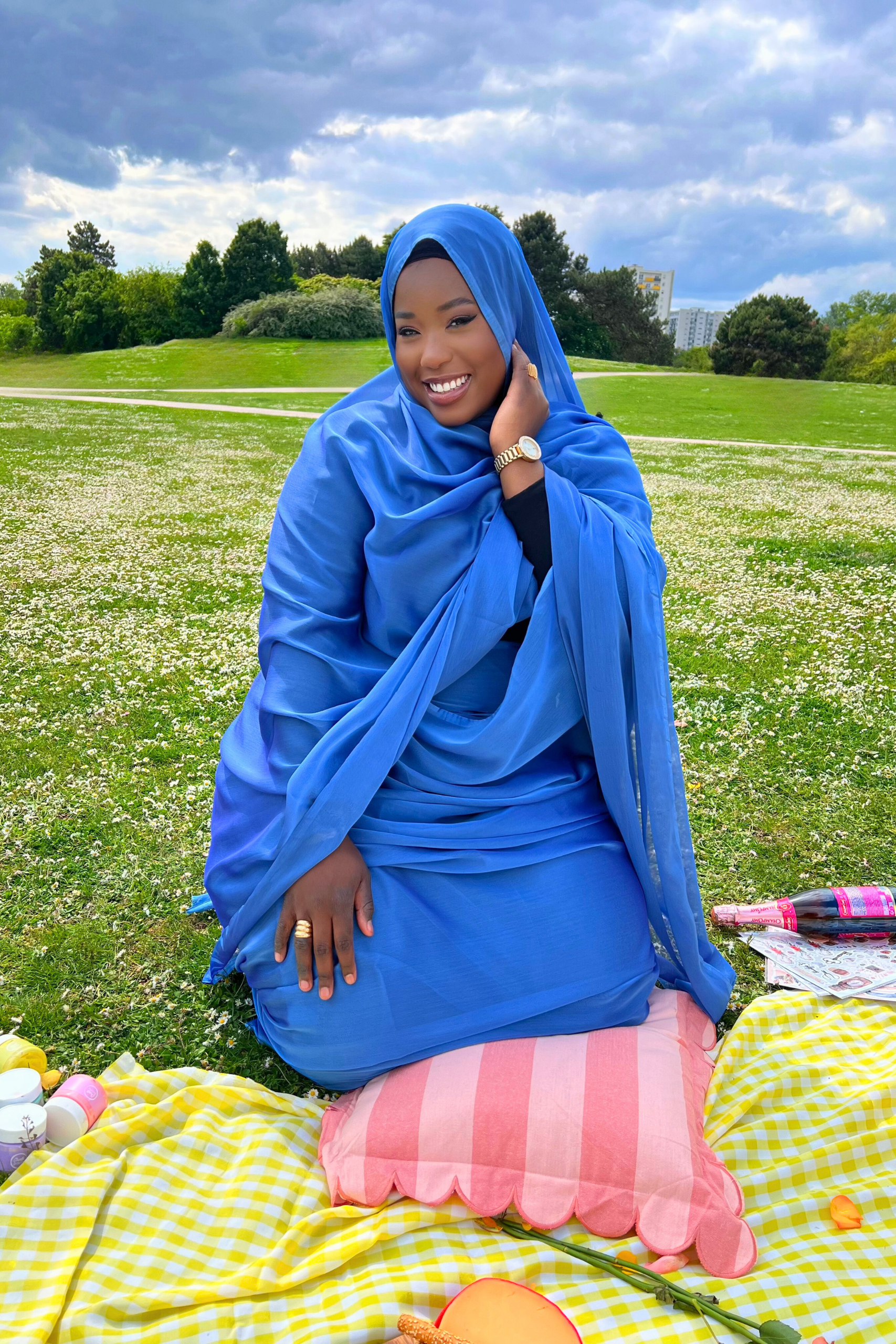 Melfa Satinée Bleu